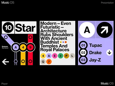 Music OS AI dashboard design homepage illustration interface ios iphone mobile