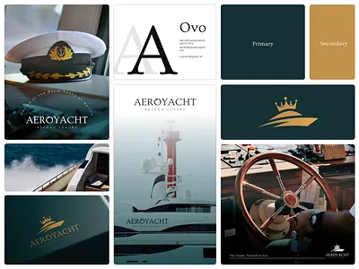 Luxury Yacht Brand Identity Design boat brand identity brand identity design branding graphic design logo luxury branding luxury marine luxury yacht luxury yacht branding ocean premium branding royal aesthetic sea typography visual identity yacht branding yacht logo yacht rental yachts