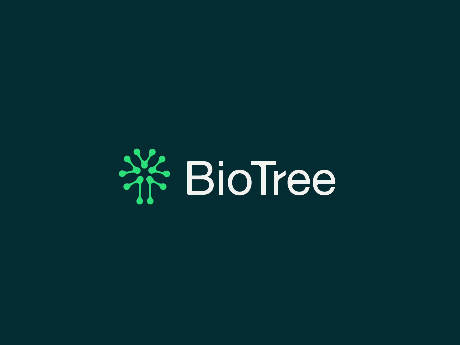 Biotree - Biotech company logo best logo design ideas 2025 best logo designer dribbble 2025 best logo ideas 2025 dribbble biotech biotech company logo biotechnology biotree genetic engineering green minimal logo modern logo science skincare biotech skincare logo tech top logo designers dribbble typography
