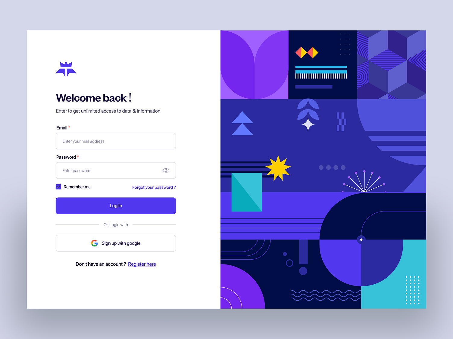 Login Page Ui Of Terra By Md Shahadat Hussain For Droitlab On Dribbble