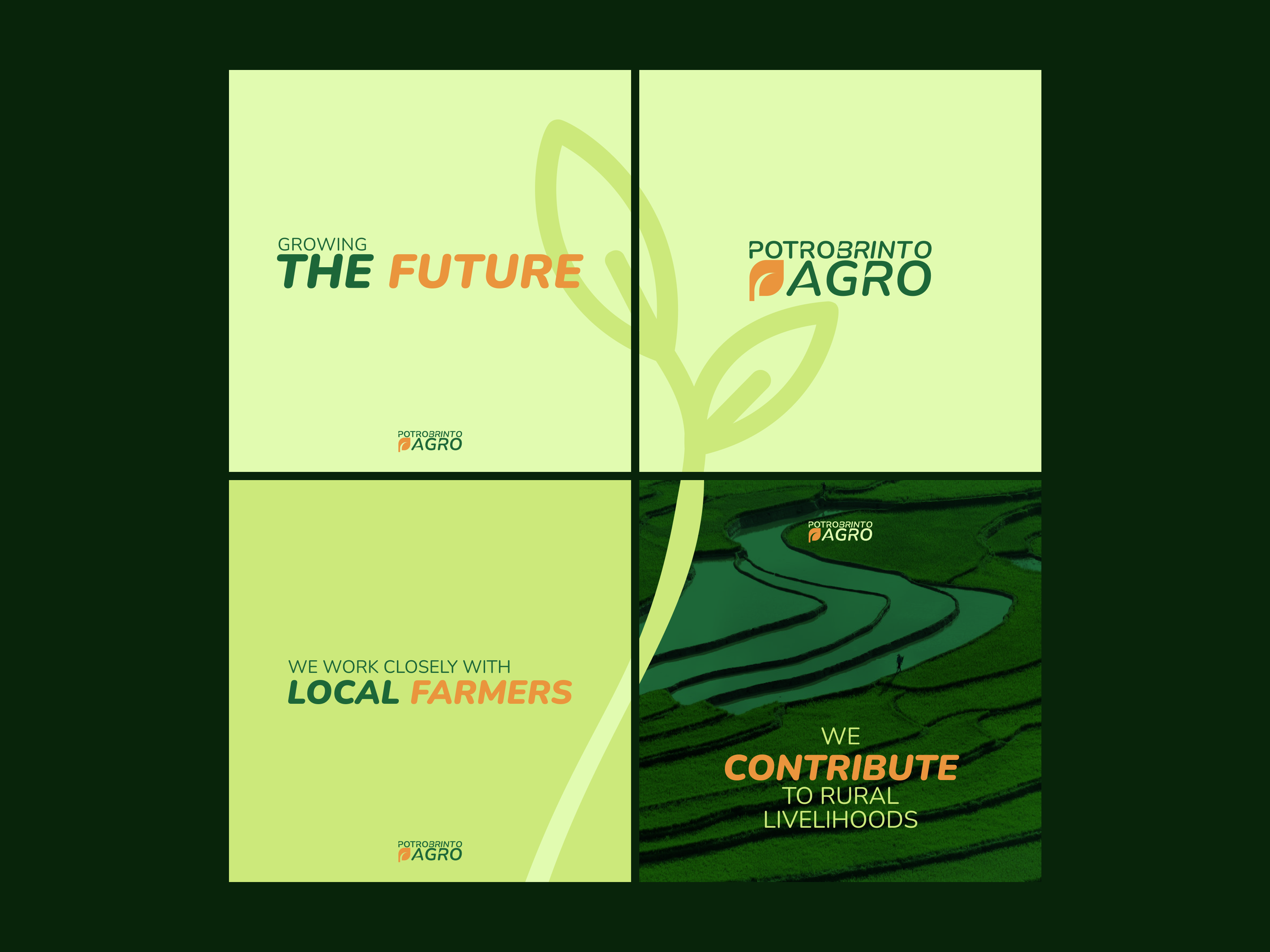 Social Media Posts for An Agro-company adobe photoshop design figma graphic design social media social media posts