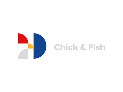 Chick & Fish Logo Design branding design graphic design illustration logo typography vector
