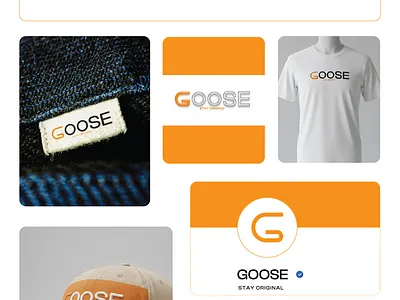 GOOSE – Stay Original | Modern Clothing Brand Logo Design apparel logo brand identity clothing brand logo creative logo design fashion branding fashion logo letter logo logo logo design logo designer logo designer portfolio logo for clothing brand minimal logo modern logo design premium logo streetwear logo text logo typography logo urban fashion