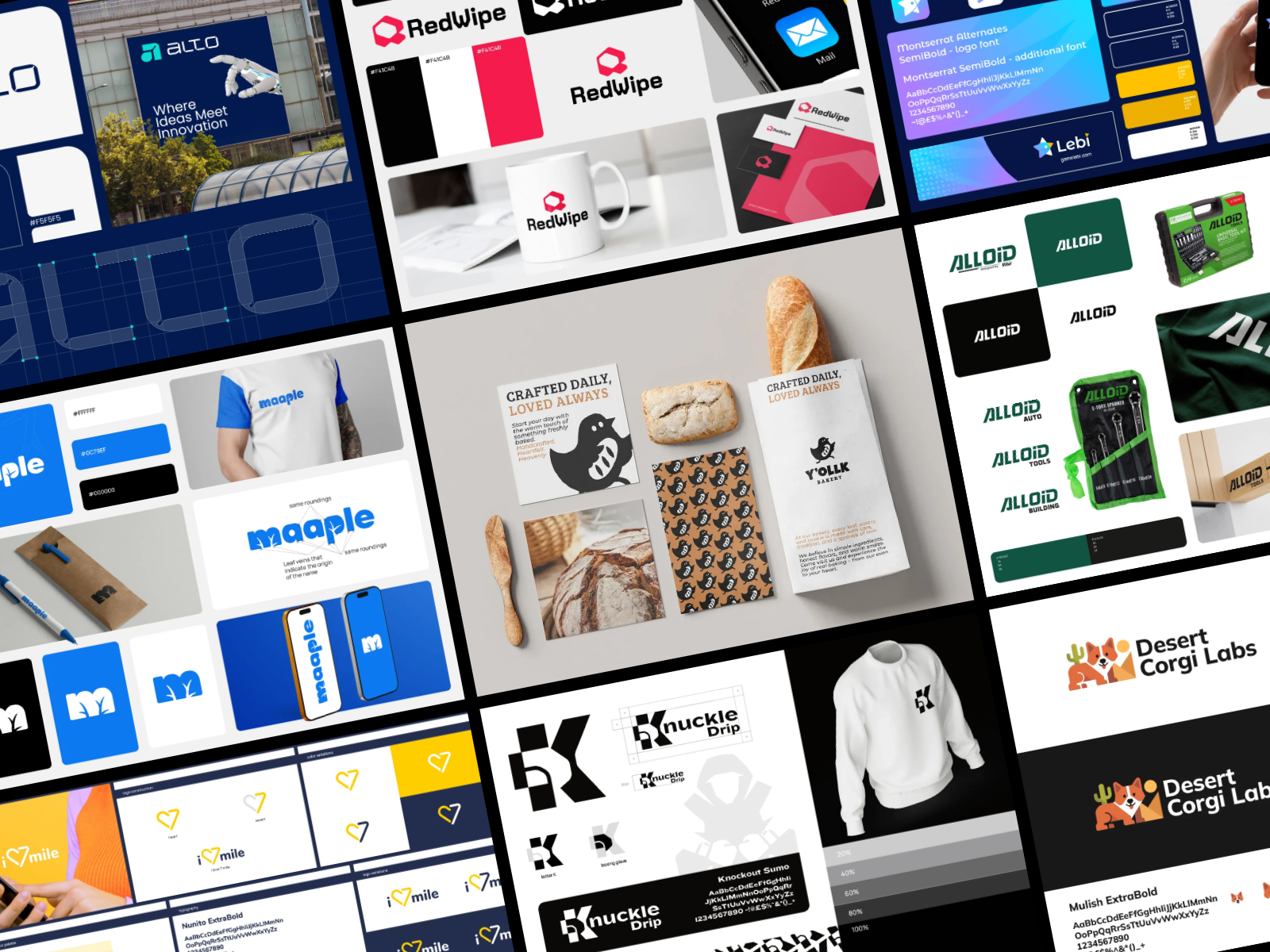 Example of Visual Identity.Branding (1 Logo Option)