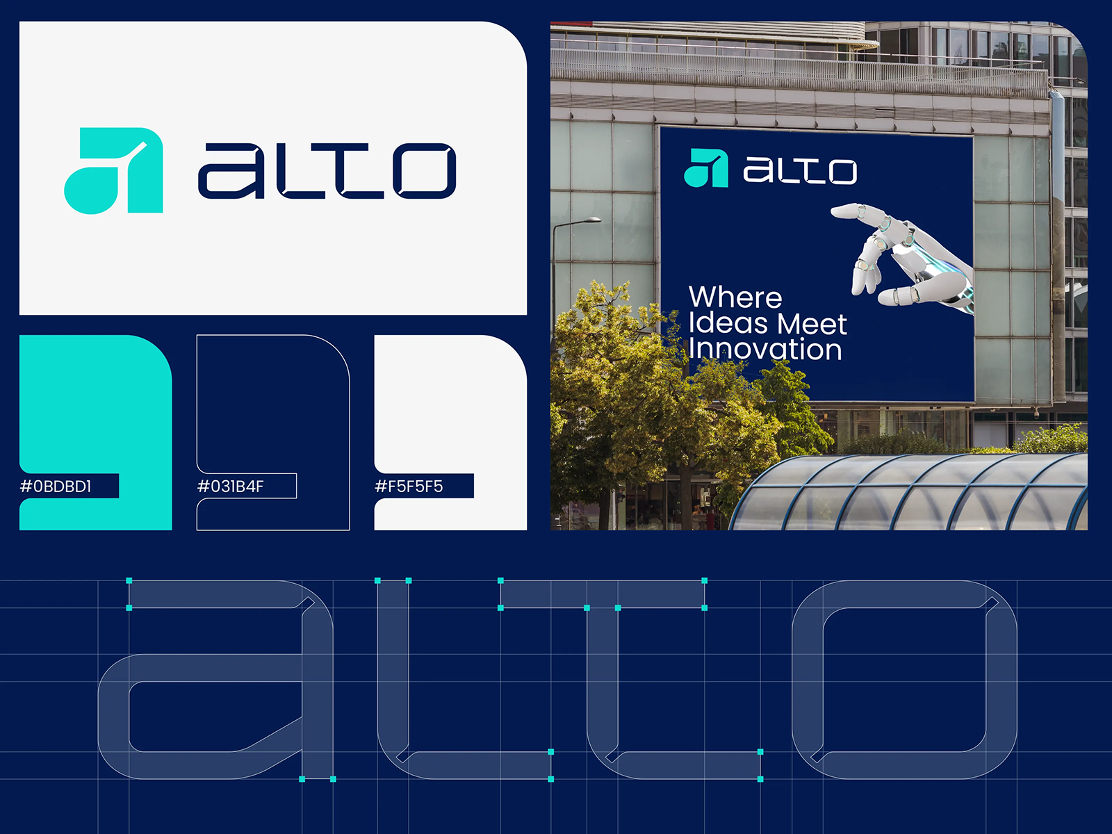 Example of Visual Identity.Branding (1 Logo Option)