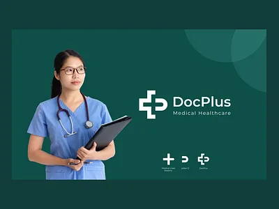 DocPlus - Medical Healthcare Logo Design brand identity branding clinic logo creative logo cross medical design doctor logo graphic design health logo home medical hospital lettermark logo design medical medical health care medical logo minimal logo modern logo pharmacy logo visual identity