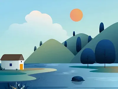 Living with the Landscape Minimal Animation ai animated illustration animation design calm design creative illustration dribbble illustration flat illustration graphic design home illustration illustration illustration inspiration lifestyle illustration minimal illustration modern illustration motion design nature illustration soft colors storytelling illustration vector art visual design