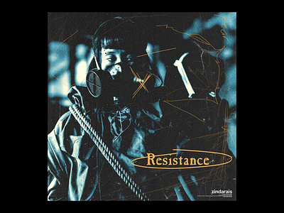 ex. 015 - Resistance cd cover design graphic design photo manipulation poster art poster design