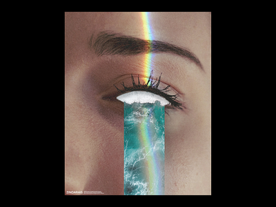 ex. 019 - hujan air mata dari pelosok negeri cd cover design graphic design photo manipulation poster art poster design