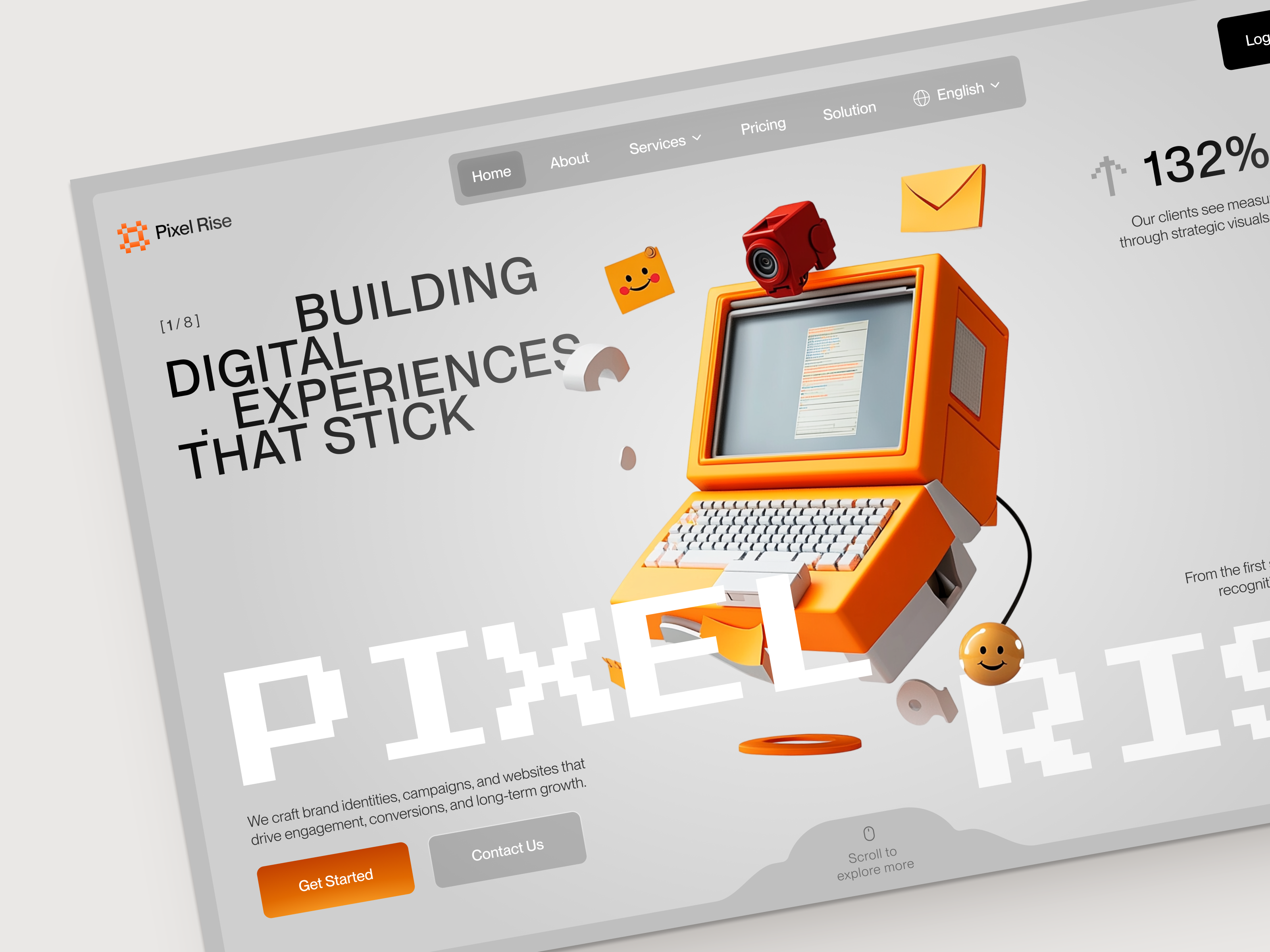 Example of UI-UX for Marketing Technology