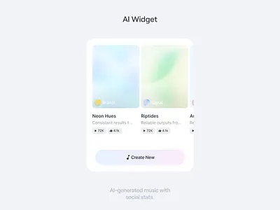 UI Highlight: AI Widget aidesign aifigma aiui aiux figmadesign headstartui productdesign uidesign uxdesign