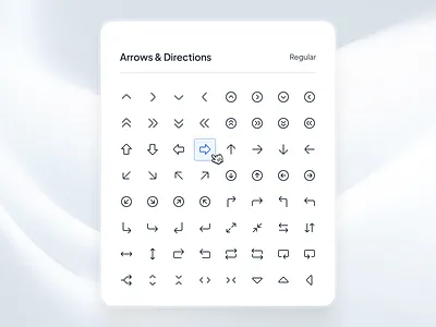 strangeicons: Arrows & Directions UI Icon Set - Regular arrow icon asklepios icon set biotech icons blue clean digital health icons direction icon figma icons gradient healthcare icon family healthcare icon set healthcare icons healthtech icons iconography minimal minimal icons modern strangeicons ui icon set ui icons