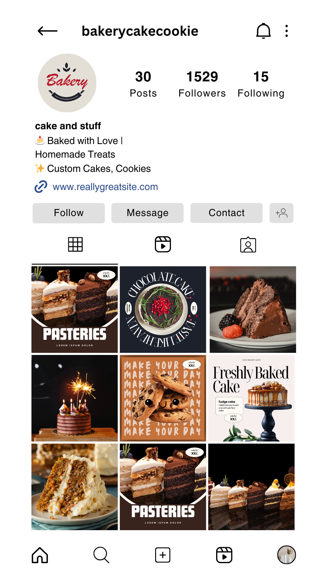 Example of Instagram Feed Post Design
