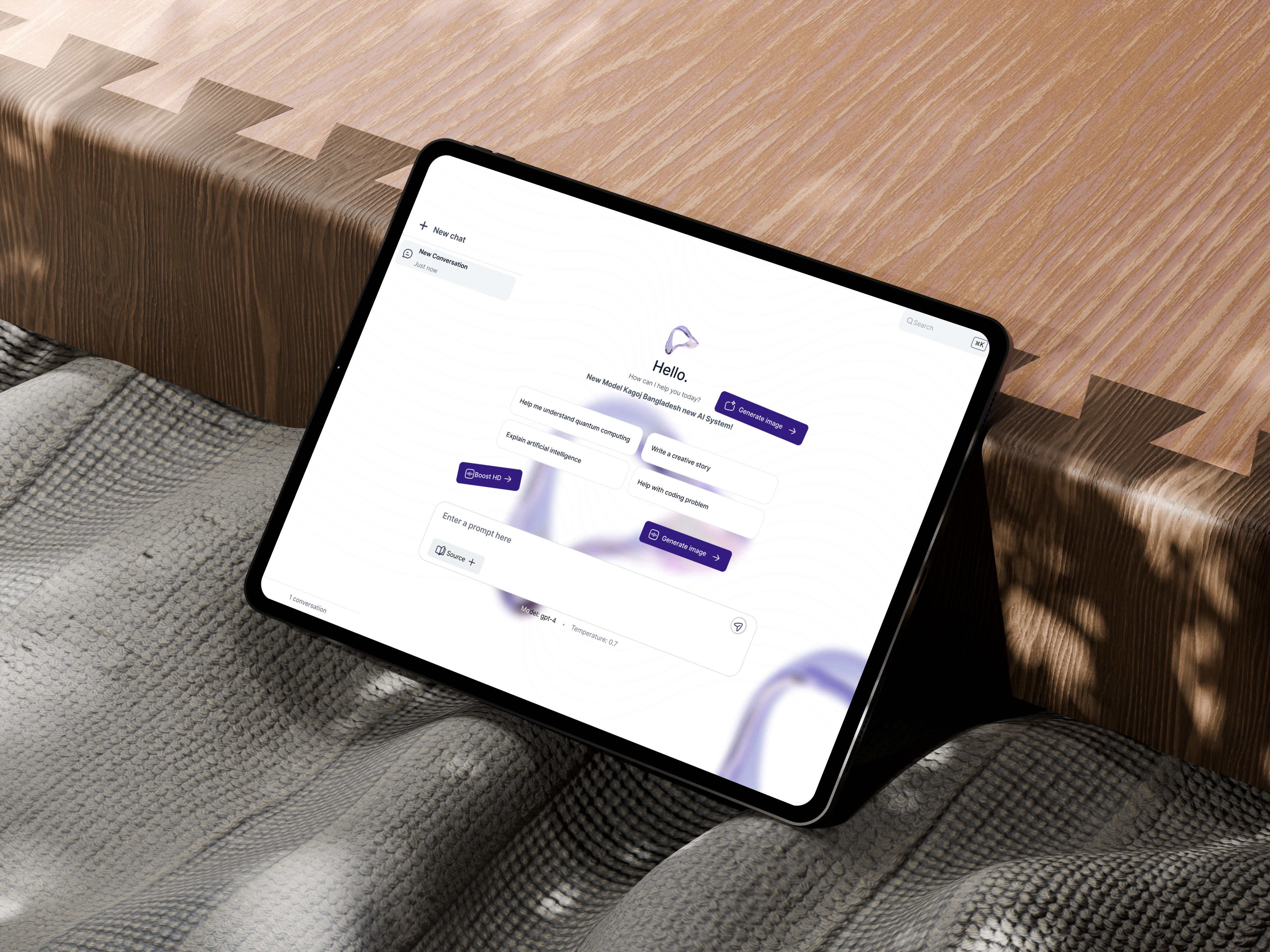 Kagoj AI Dashboard • Modern Chat UI ai chat ai chat dashboard ui