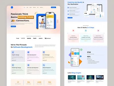 SaaS Website UI — Modern Product Landing Page Design branding design figma graphic design interface landing landing page product saas saas design saas landing page saas ui saas website design service startup ui uiux saas design ux web website