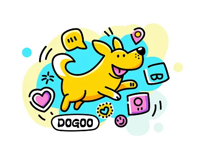 DOGOO graphic design logo