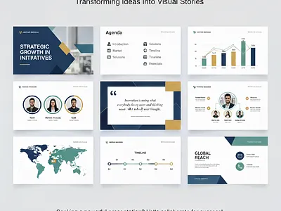 PPT Presentation Done for Narco Technolgoies branding creative illustration logo logo design powerpoint ppt vector