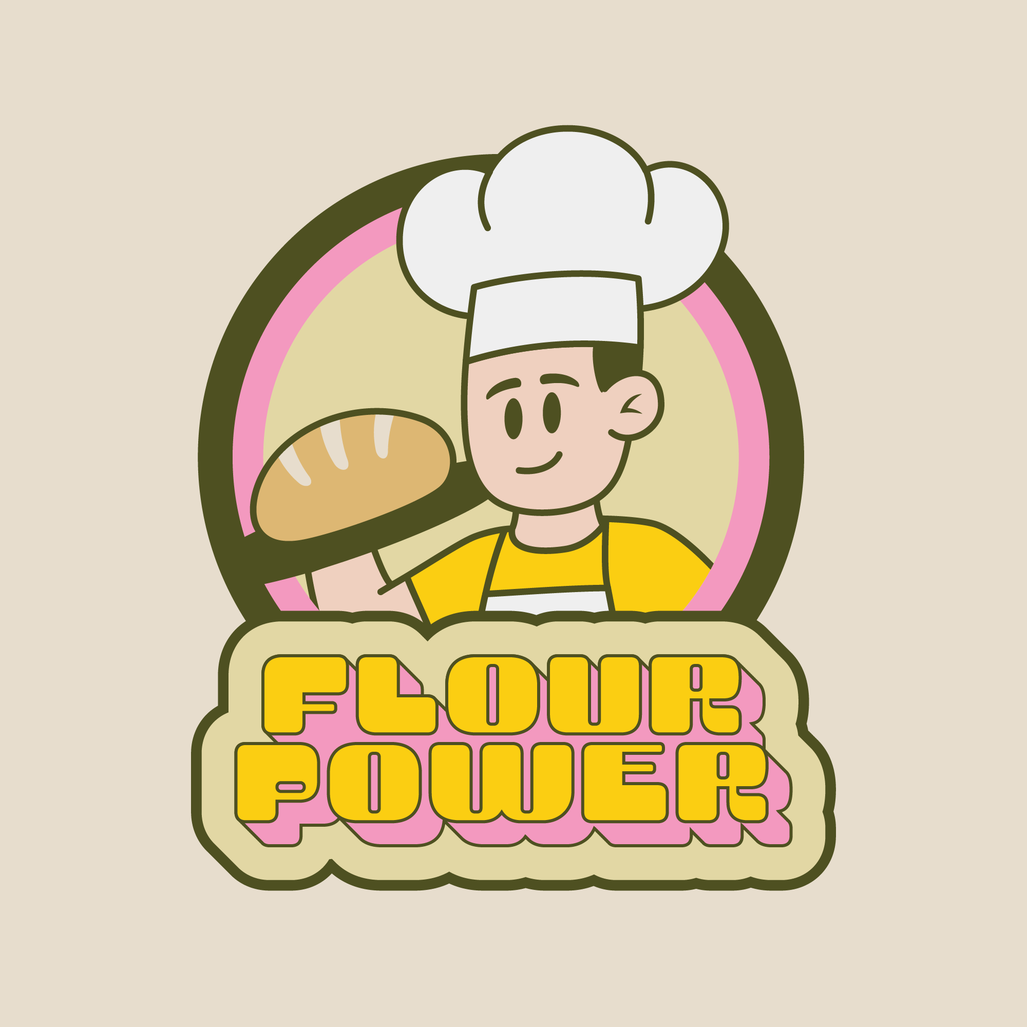 Flour Power animation graphic design illustration
