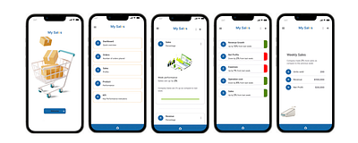 MY SALES APP app branding design graphic design illustration logo motion graphics typography ui vector