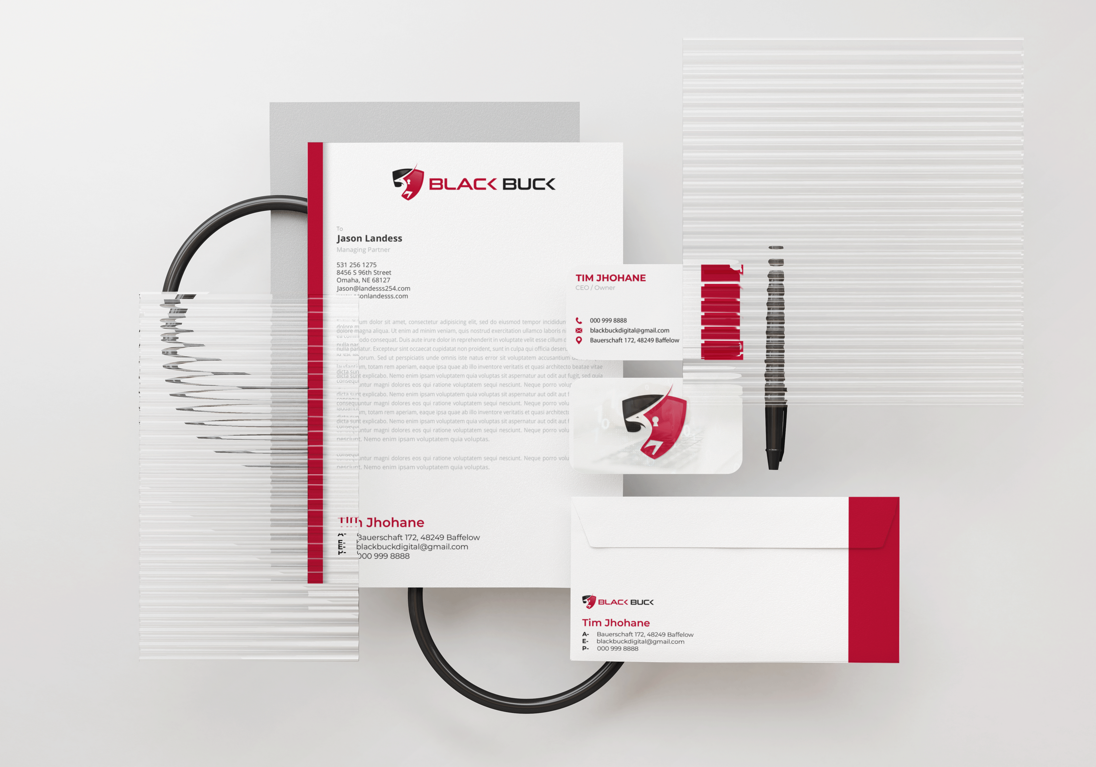 Blackbuck Cyber Security – Stationery Design 🛡️ blackbuck branding corporatedesign cybersecurity logo design stationary design visualidentity