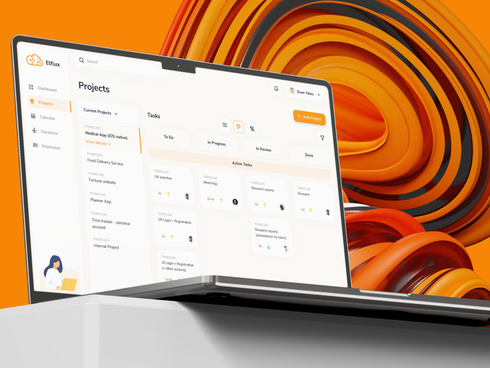 Example of Modern Dashboard Design