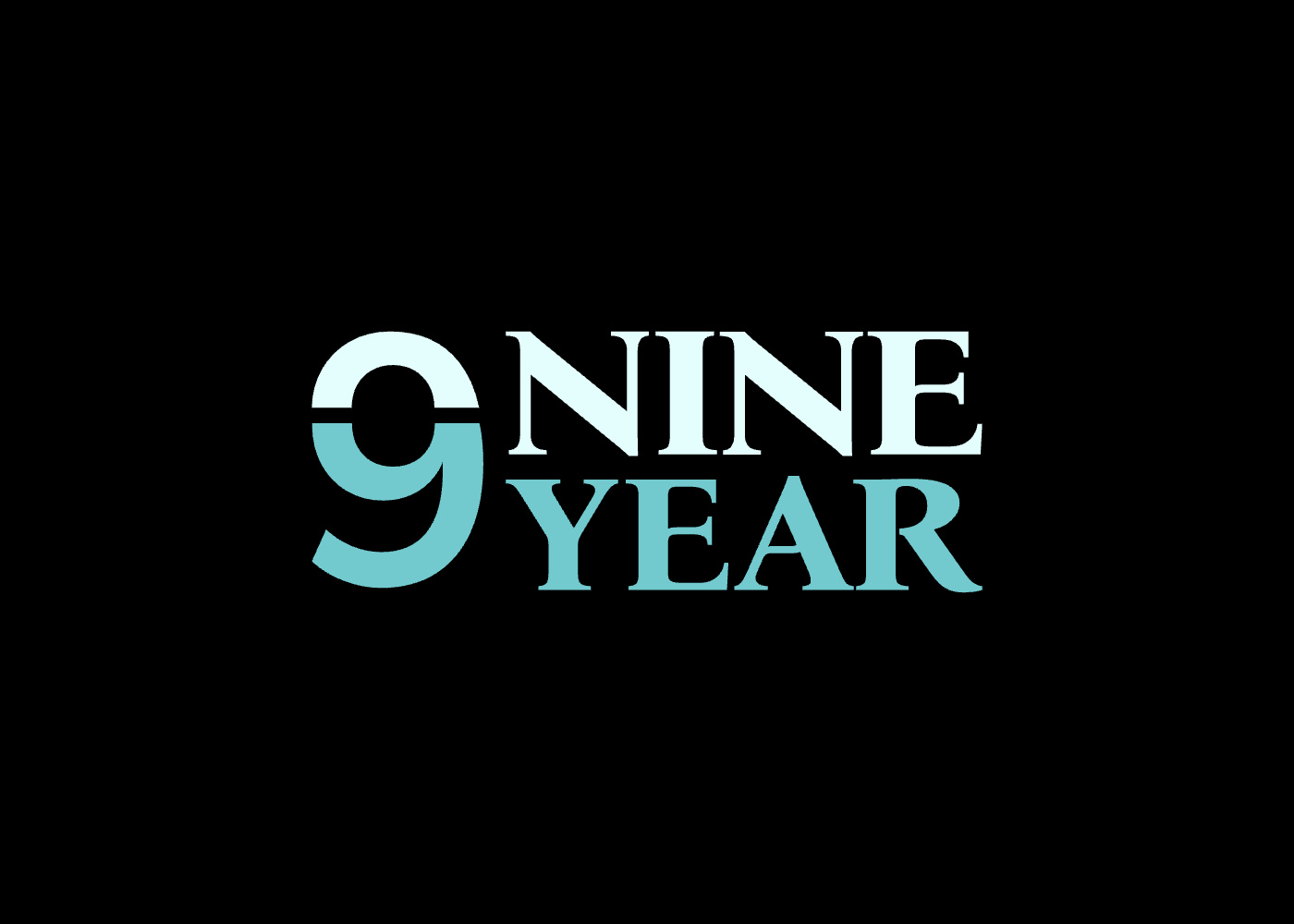 9+y=9year 9 year logo logo logo design