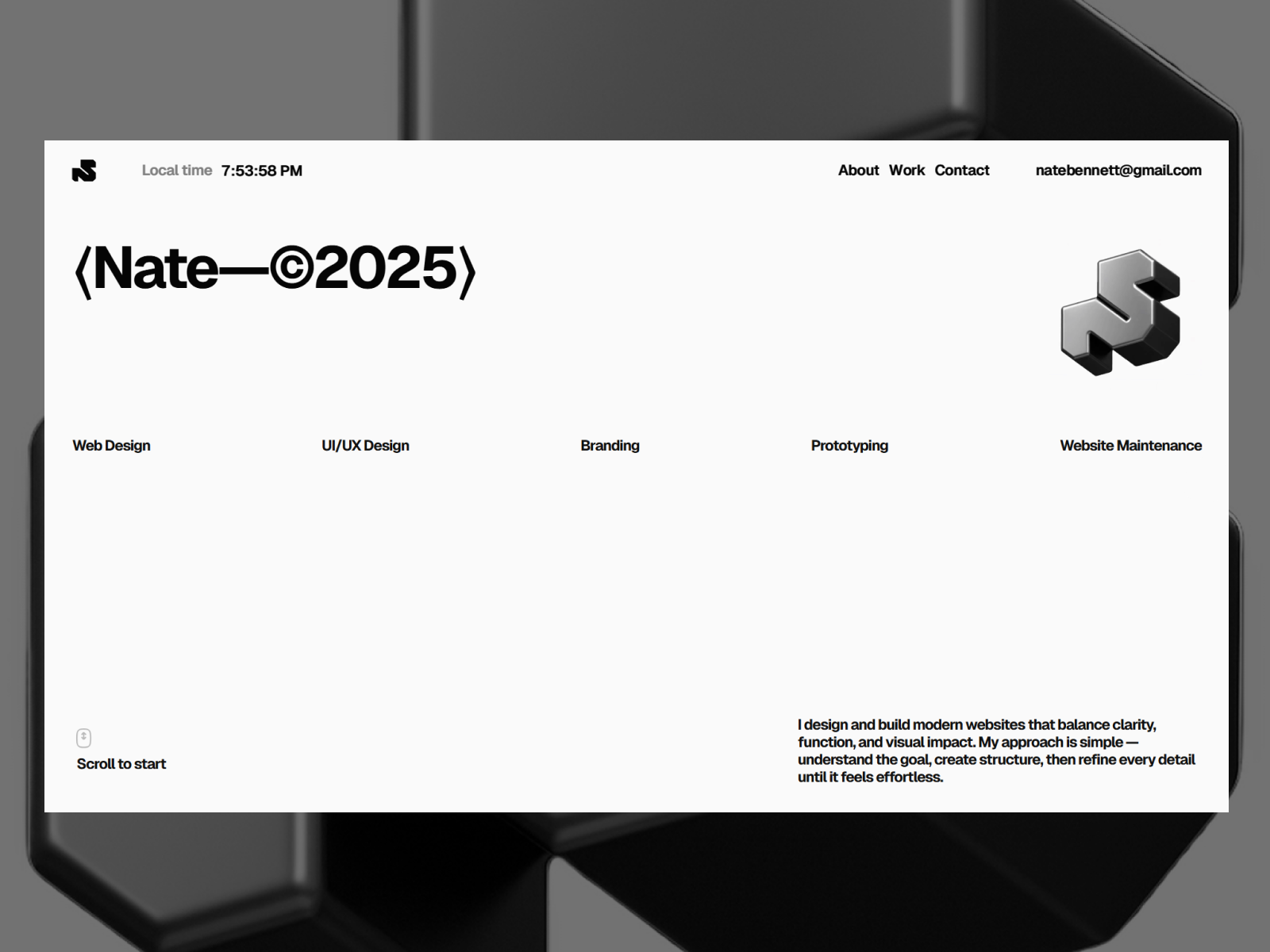 Example of Premium Framer Website Design