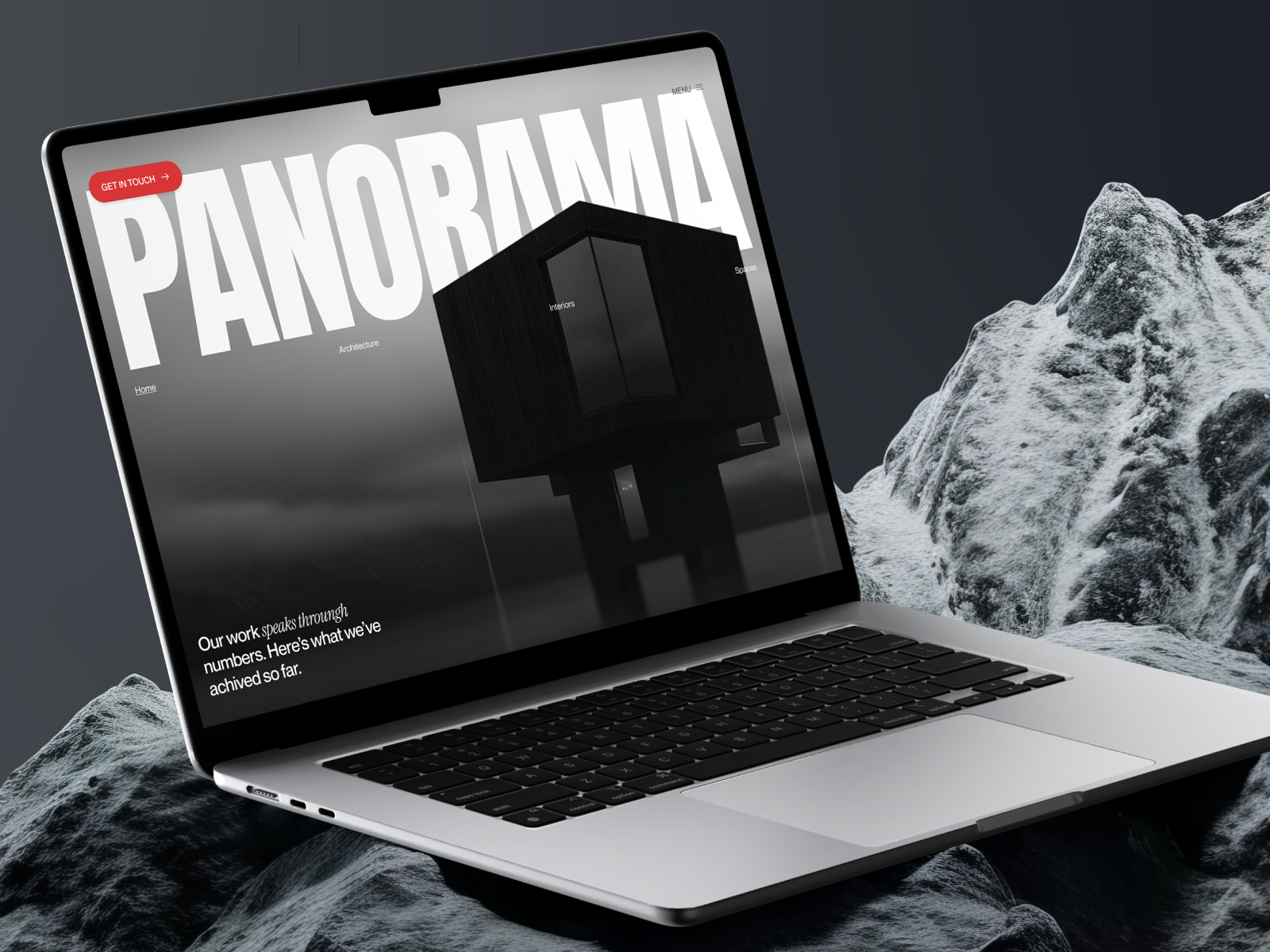 PANORAMA - Architecture Website architecture branding e commerce editorial graphic design hatypo hero illustration landing page logo one weeks wonders oww real estate ui ux website design