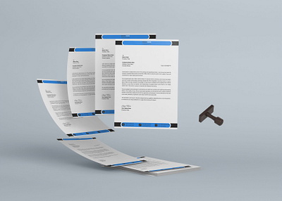 Professional, clean and Modern company letterhead corporate identity