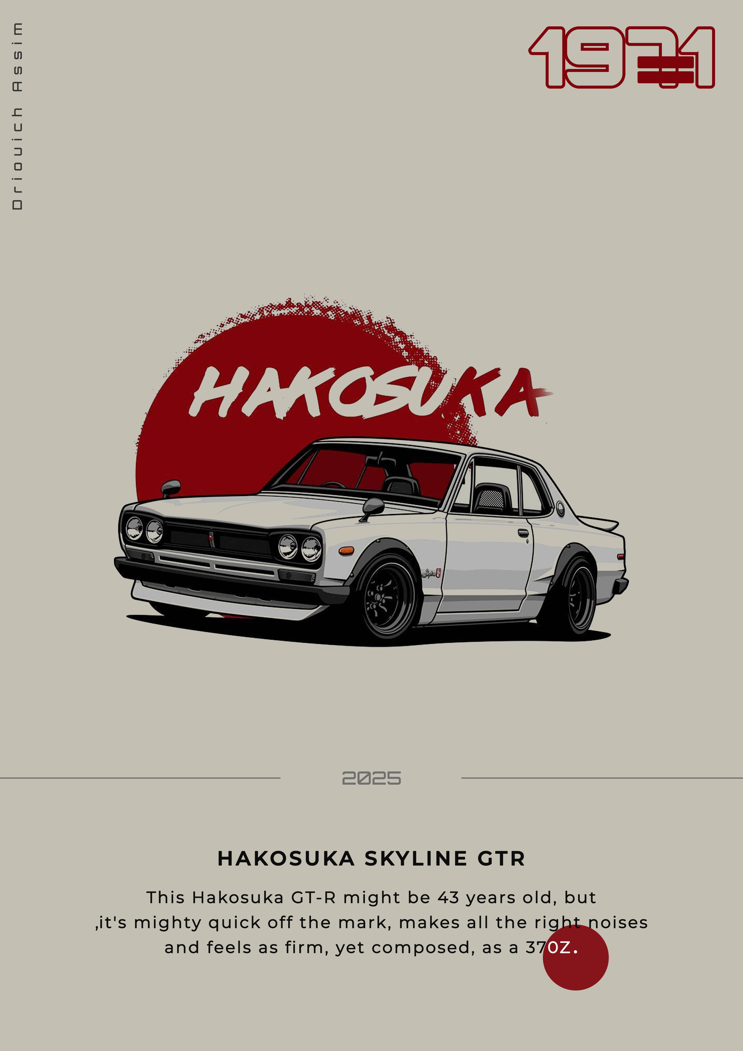 Skyline Hakosuka Poster branding design graphic graphic design poster