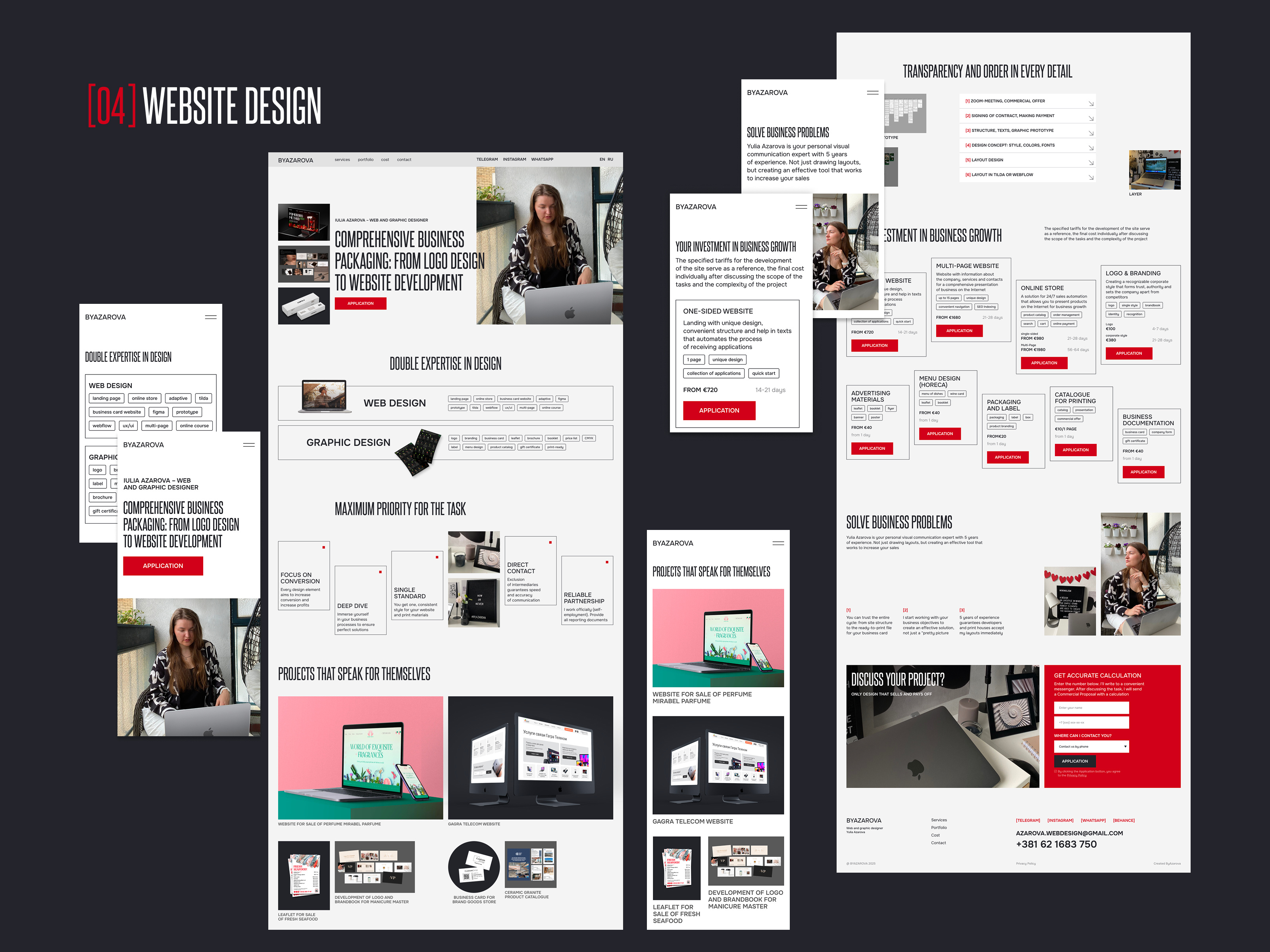 Example of Web Design | Figma | Tilda | Webflow