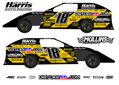 2018 DirtCarUSA Open Wheel Modified DirtCar Giveaway Car Livery afco bashbros brock bauman cody bauman dirtcarusa harris auto racing jacob reinholdt jdm racing solutions jones racing products kse racing products mullins race engines wehrs machine and performance