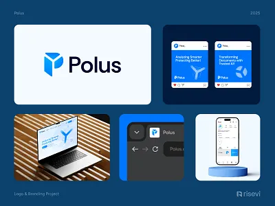 Polus - Logo Design for AI Tool abstract logo ai logo ai tool logo brand identity branding consulting logo crypto logo e commerce logo finance logo graphic design lettermark logo logo logo design logo redesign minimal logo modern logo redesign saas logo tech logo web3 logo