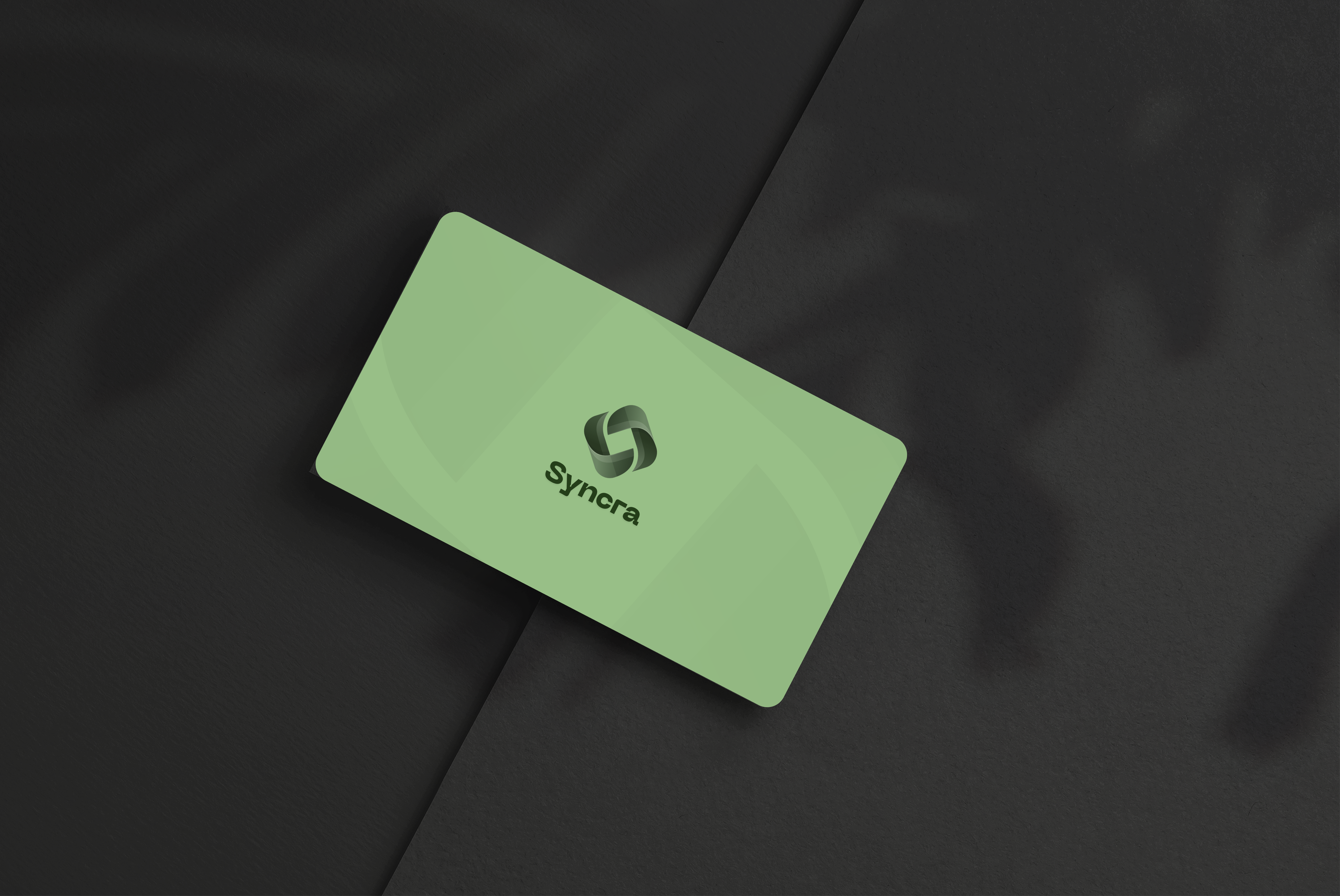 Syncra - a sustainability-focused company branding graphic design logo