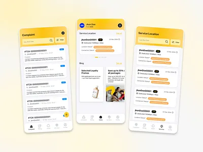 Portal Customer Mobile App branding customer customer app mobile mobile app portal customer ui ui ux design uiux
