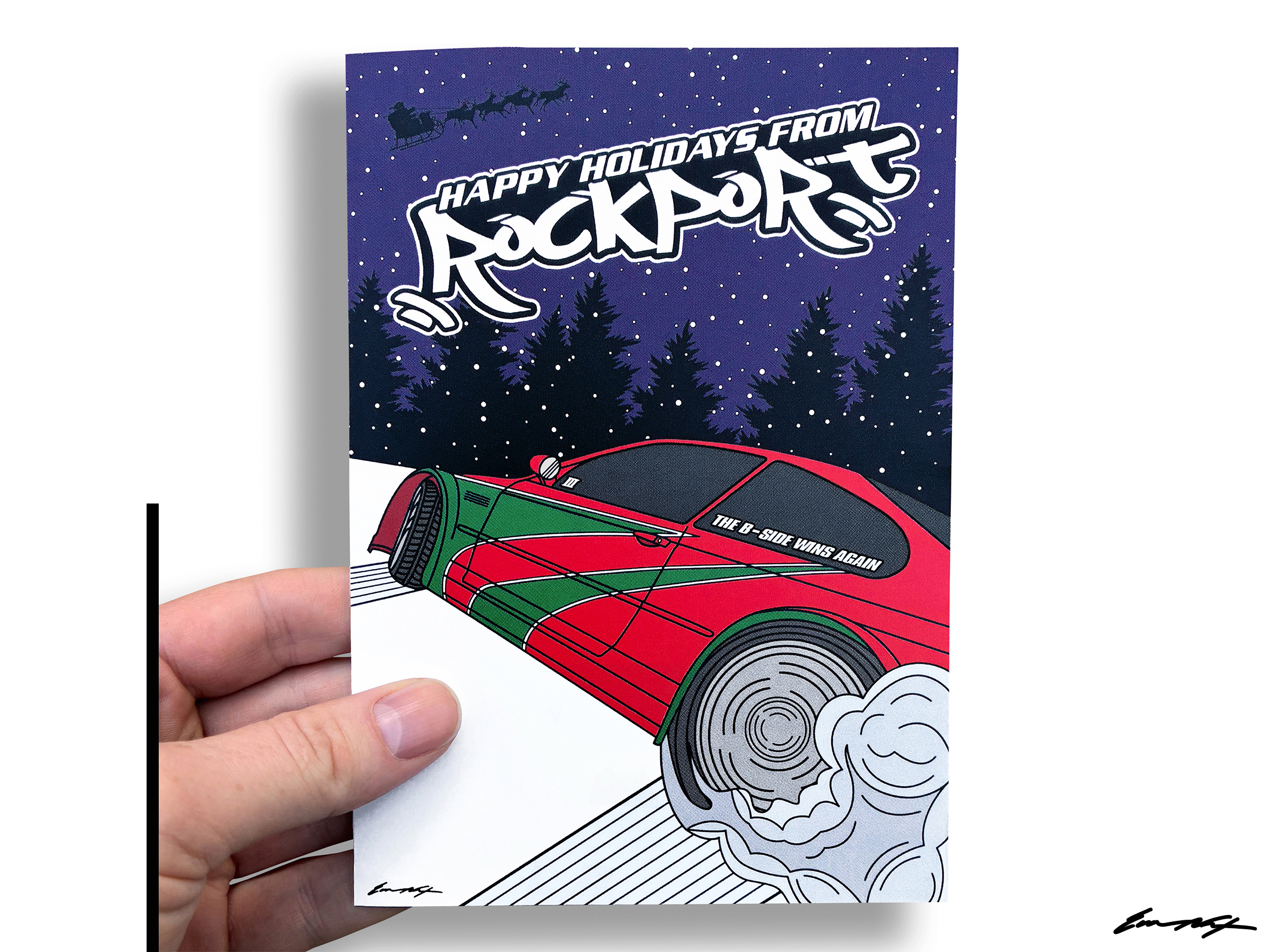 Need for Speed: Most Wanted // holiday card // 2025 card christmas christmas card ea electronic arts holiday card need for speed racing