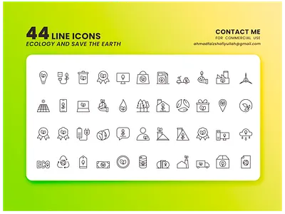 Icon Set Ecology, Save Earth! design eco ecology go green graphic design icon ecology icon fill icon glyph icon line icon pack icon set illustration nature save earth ui ux vector vectors