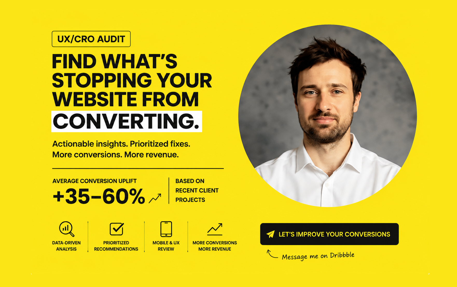 Conversion Rate Optimisation Audit converison conversion rate optimisation cro google analytics 4 ux audit website audit