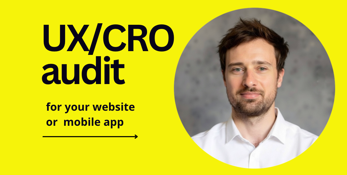 Example of UX / Conversion Rate Optimisation Audit