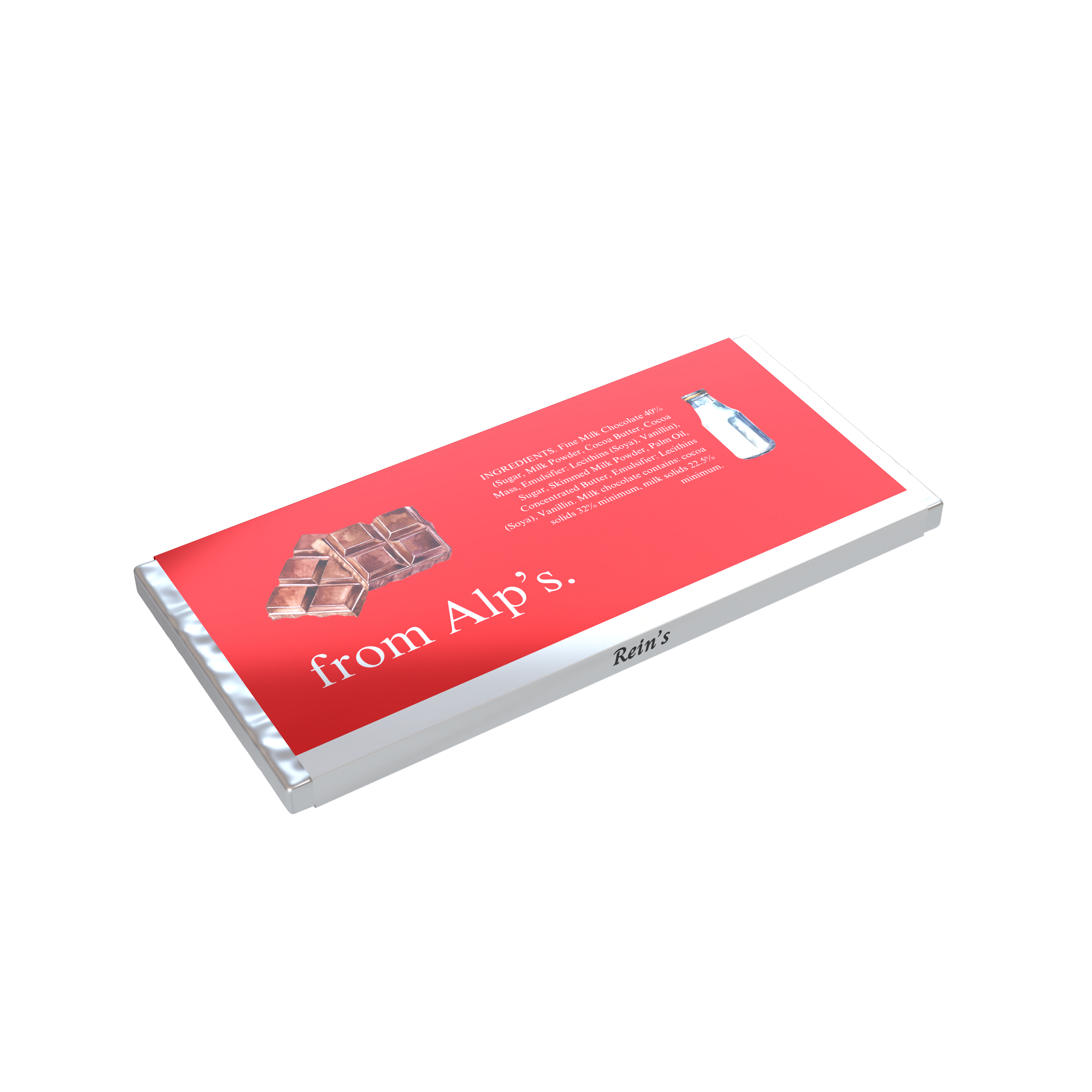 Package Design, Milk Chocolate from Alps branding graphic design logo