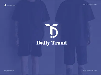 Daily Trand brand identity clean design dailytrend digital commerce ecommerce global ecommerce marketplace minimal logo mobile app modern brand modern logo online shopping retail brand shopping platform startup brand tech brand ui design ux design web app