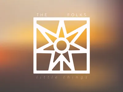 The Folks - Little Things Concept Album Cover album branding icon illustration logo music