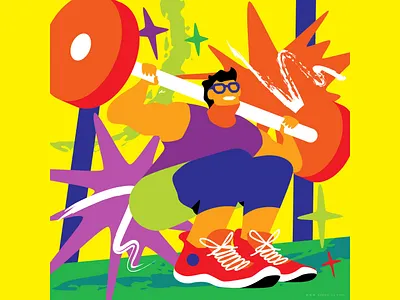 Squat fitness gym illustration man vector weightlifting