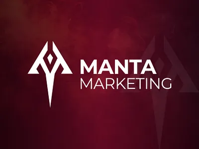 Manta Marketing branding design graphic design illustrator logo logo design marketing logo photoshop vector