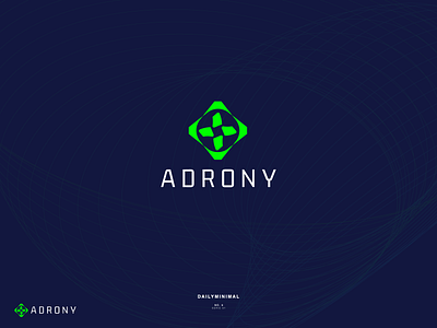 adrony agency brand branding design identity illustration logo luxe new ui