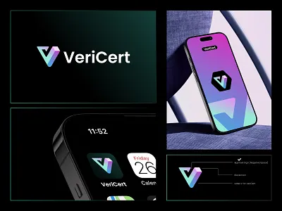 Letter V Checkmark Logo agency blockchain logo brand identity branding checkmark logo creative cube logo letter logo letter v logo logo logo design minimalist logo modern logo modern logo design v checkmark logo v cube logo v logo