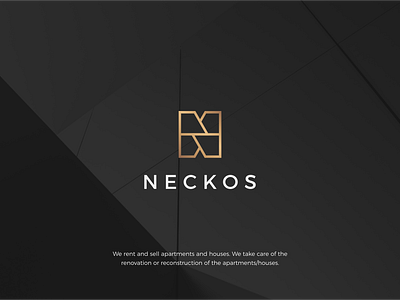 Neckos 99design bold brand identity branding design futuristic geometric graphic design illustration initials logo logodesign modern n logo simple vector