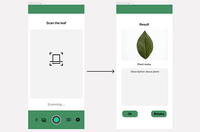 Leaf Identification app ui