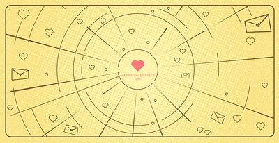 Valentines Day graphic design illustration vector