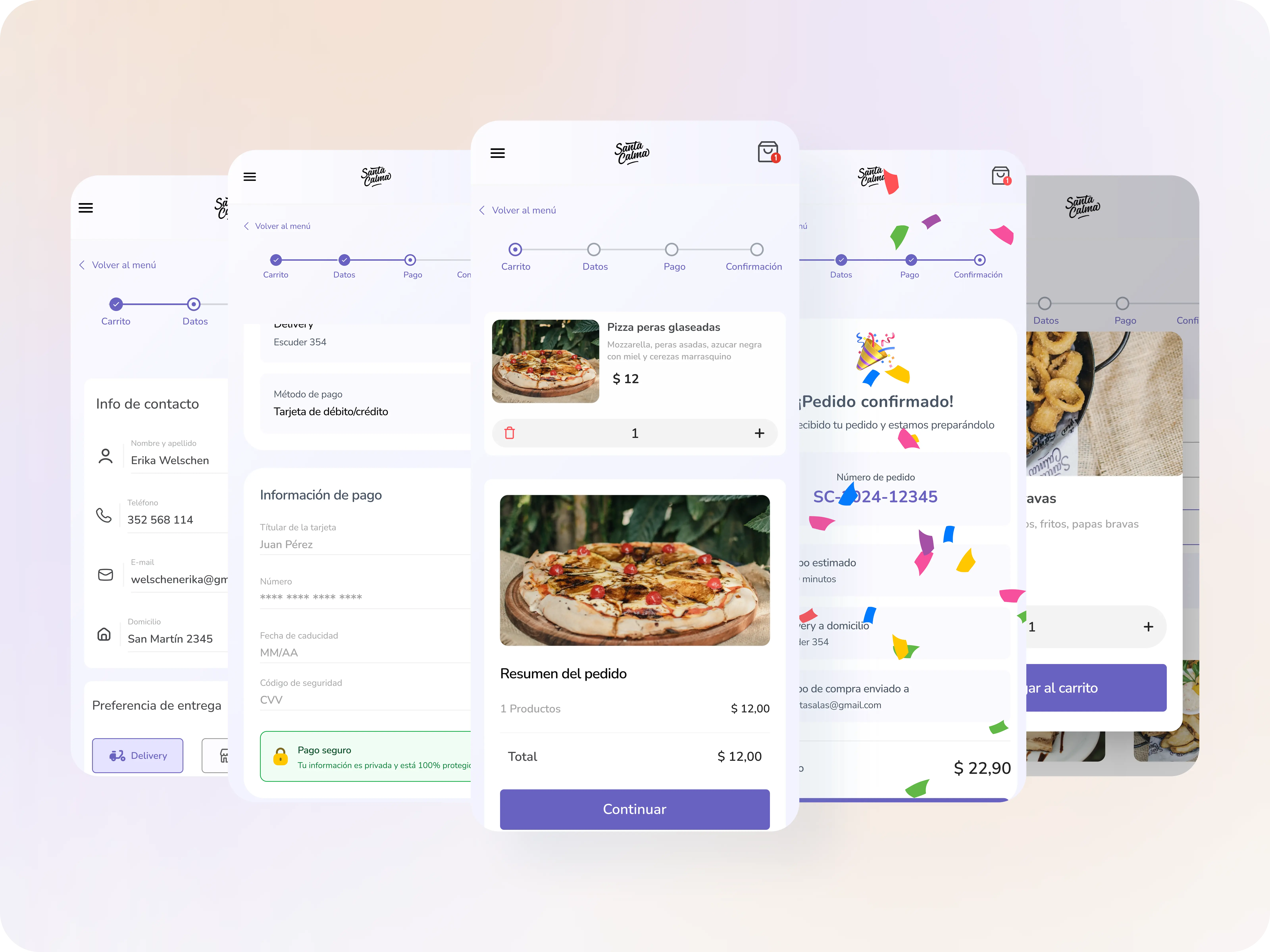 Restaurant E-commerce Checkout app checkout desktop ecommerce mobile payement redesign restaurant ui website